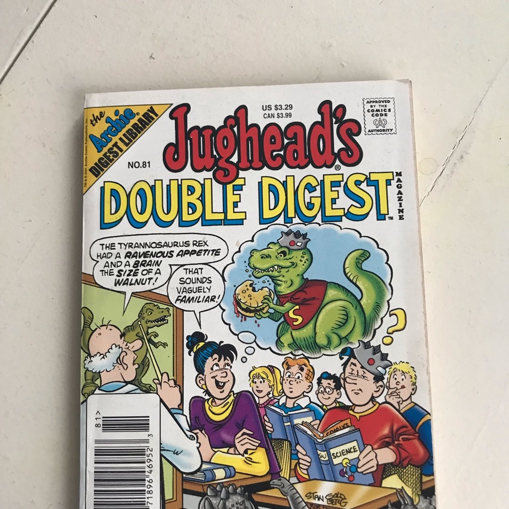 Jughead's Double Digest Comic Book #81- White Cover